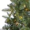 6ft. Pre-Lit Grand Teton Spruce Flat Back Artificial Christmas Tree with Clear LED Lights